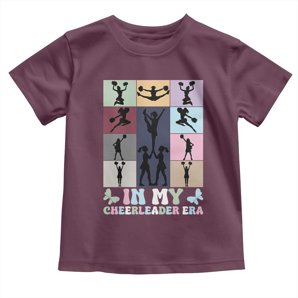 In My Cheer Mom Era Toddler T Shirt Cheerleader Squad Fan Gift - Wonder Print Shop
