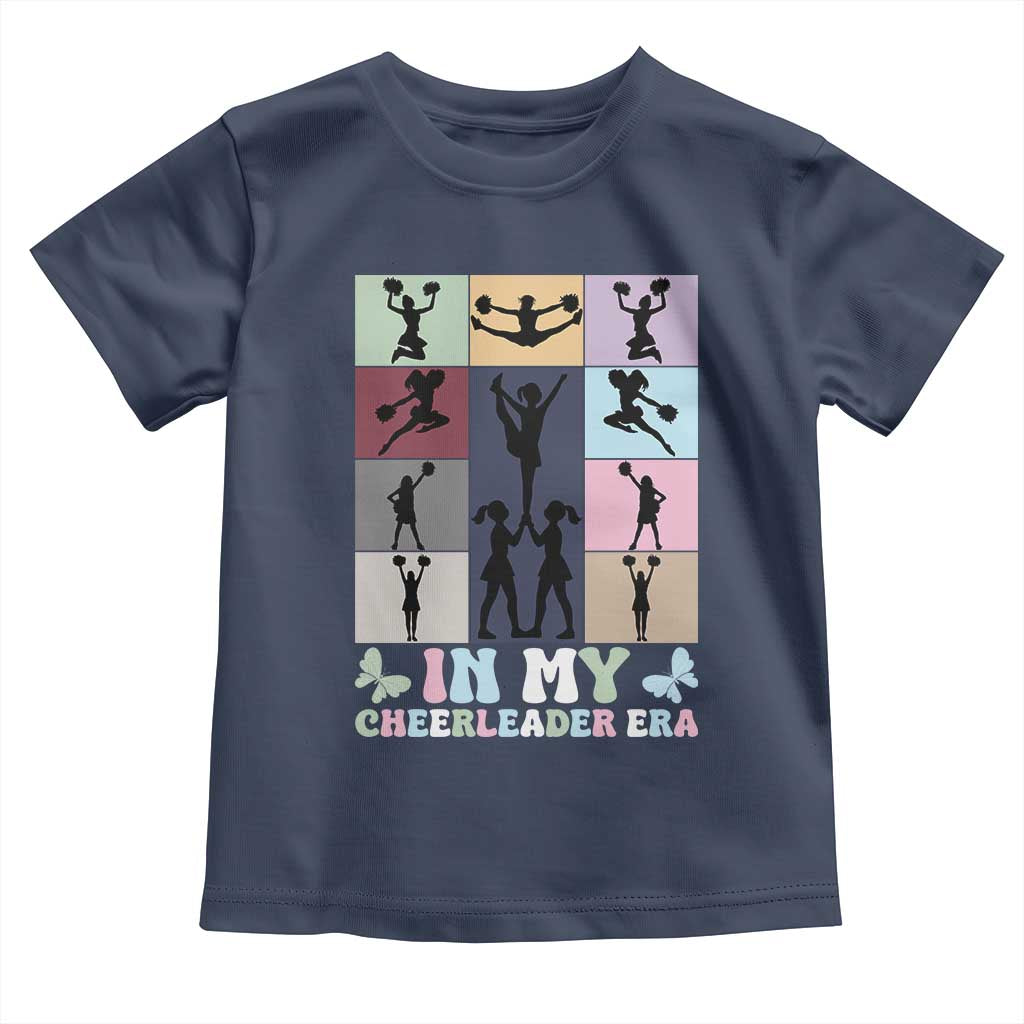 In My Cheer Mom Era Toddler T Shirt Cheerleader Squad Fan Gift - Wonder Print Shop