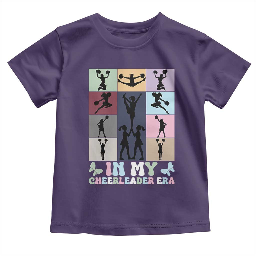 In My Cheer Mom Era Toddler T Shirt Cheerleader Squad Fan Gift - Wonder Print Shop