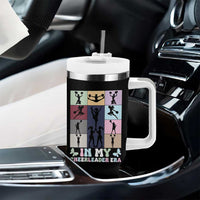In My Cheer Mom Era Tumbler With Handle Cheerleader Squad Fan Gift - Wonder Print Shop