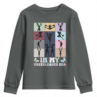 In My Cheer Mom Era Youth Sweatshirt Cheerleader Squad Fan Gift - Wonder Print Shop