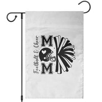 Proud Football And Cheer Mom Quote Garden Flag Gift For Sports Season - Wonder Print Shop