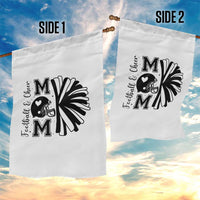 Proud Football And Cheer Mom Quote Garden Flag Gift For Sports Season - Wonder Print Shop