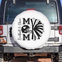Proud Football And Cheer Mom Quote Spare Tire Cover Gift For Sports Season - Wonder Print Shop