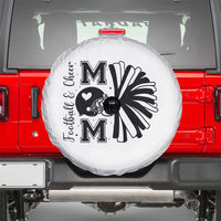 Proud Football And Cheer Mom Quote Spare Tire Cover Gift For Sports Season - Wonder Print Shop