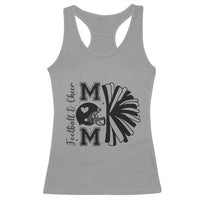 Proud Football And Cheer Mom Quote Racerback Tank Top Gift For Sports Season - Wonder Print Shop