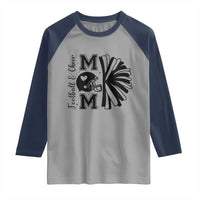 Proud Football And Cheer Mom Quote Raglan Shirt Gift For Sports Season - Wonder Print Shop