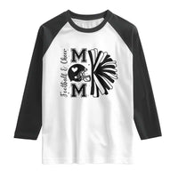 Proud Football And Cheer Mom Quote Raglan Shirt Gift For Sports Season - Wonder Print Shop