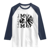 Proud Football And Cheer Mom Quote Raglan Shirt Gift For Sports Season - Wonder Print Shop