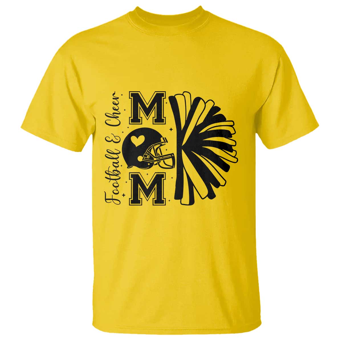 Proud Football And Cheer Mom Quote T Shirt Gift For Sports Season - Wonder Print Shop