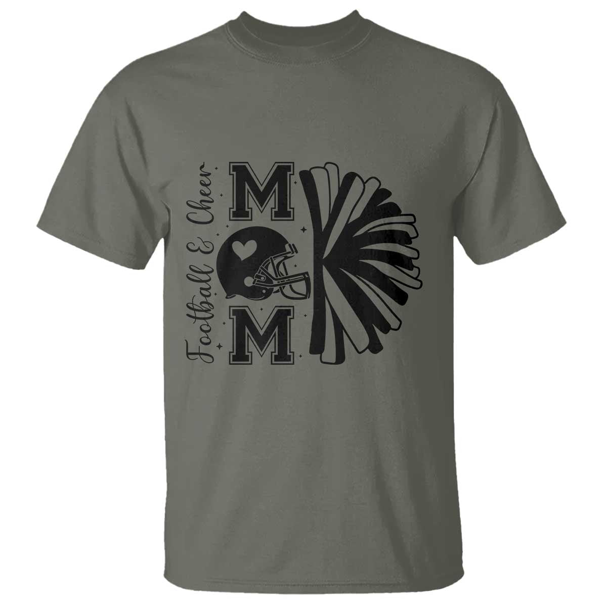 Proud Football And Cheer Mom Quote T Shirt Gift For Sports Season - Wonder Print Shop