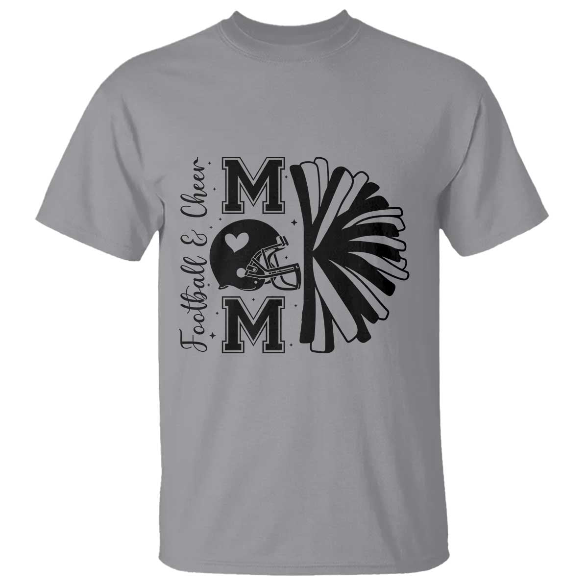 Proud Football And Cheer Mom Quote T Shirt Gift For Sports Season - Wonder Print Shop