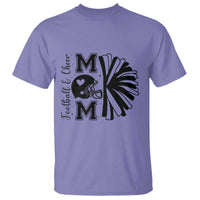 Proud Football And Cheer Mom Quote T Shirt Gift For Sports Season - Wonder Print Shop