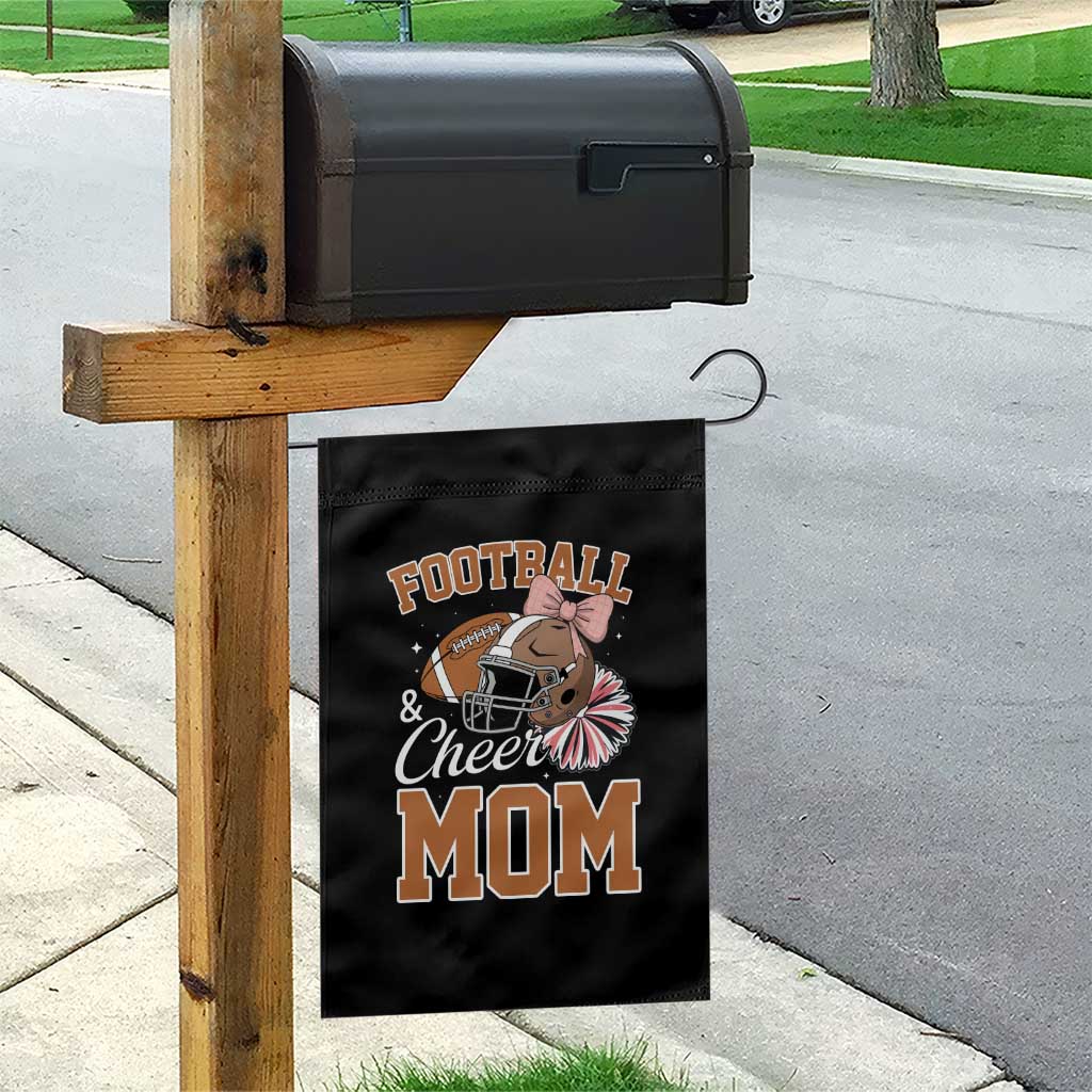 Funny Football And Cheer Mom Quote Garden Flag Sports Season Gift - Wonder Print Shop
