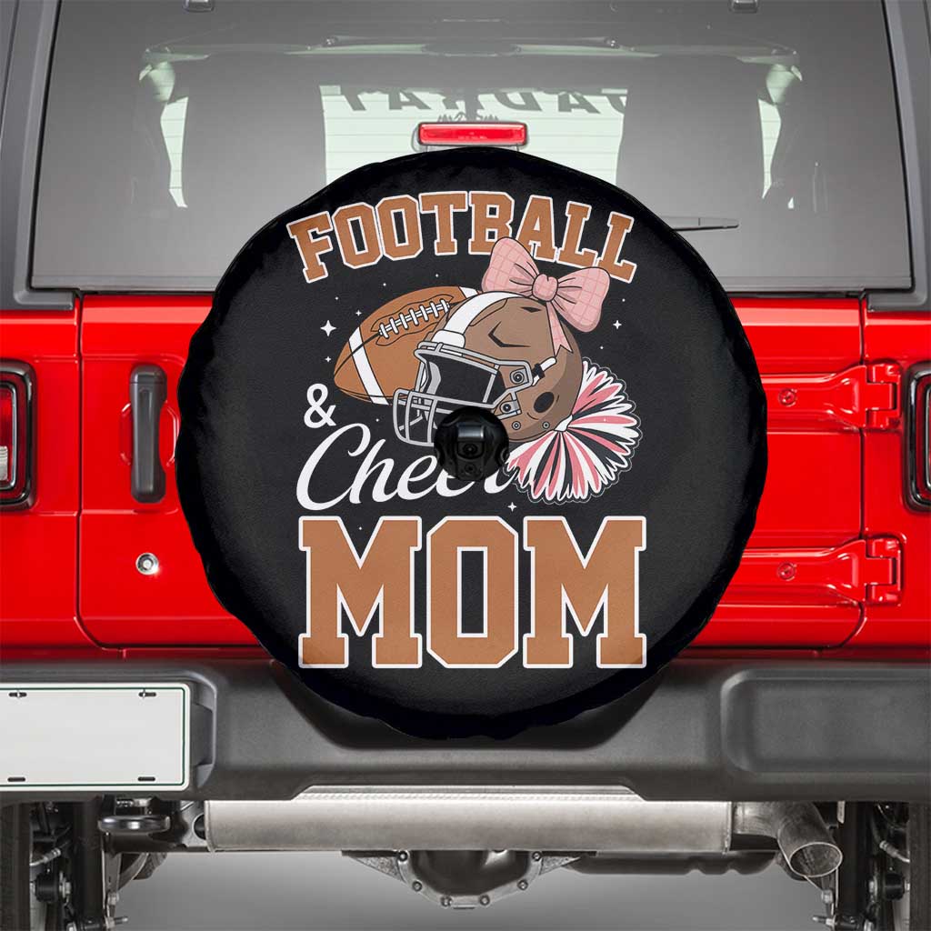 Funny Football And Cheer Mom Quote Spare Tire Cover Sports Season Gift - Wonder Print Shop