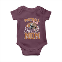 Funny Football And Cheer Mom Quote Baby Onesie Sports Season Gift - Wonder Print Shop