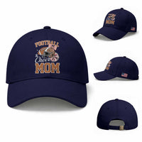 Funny Football And Cheer Mom Quote Baseball Cap Sports Season Gift