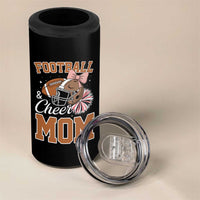 Funny Football And Cheer Mom Quote 4 in 1 Can Cooler Tumbler Sports Season Gift - Wonder Print Shop