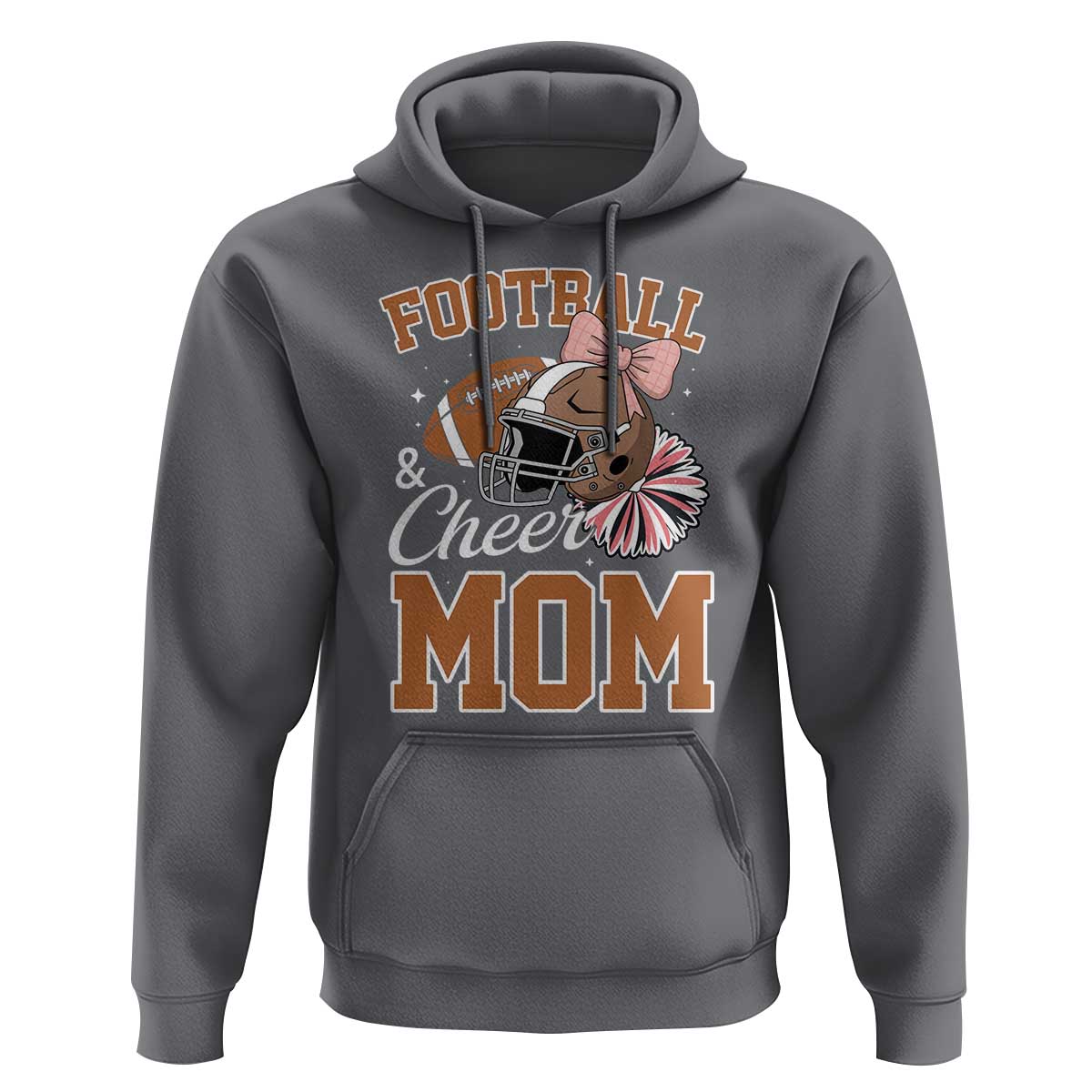 Funny Football And Cheer Mom Quote Hoodie Sports Season Gift - Wonder Print Shop