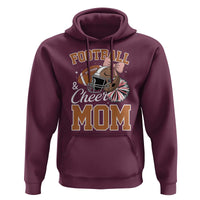 Funny Football And Cheer Mom Quote Hoodie Sports Season Gift - Wonder Print Shop