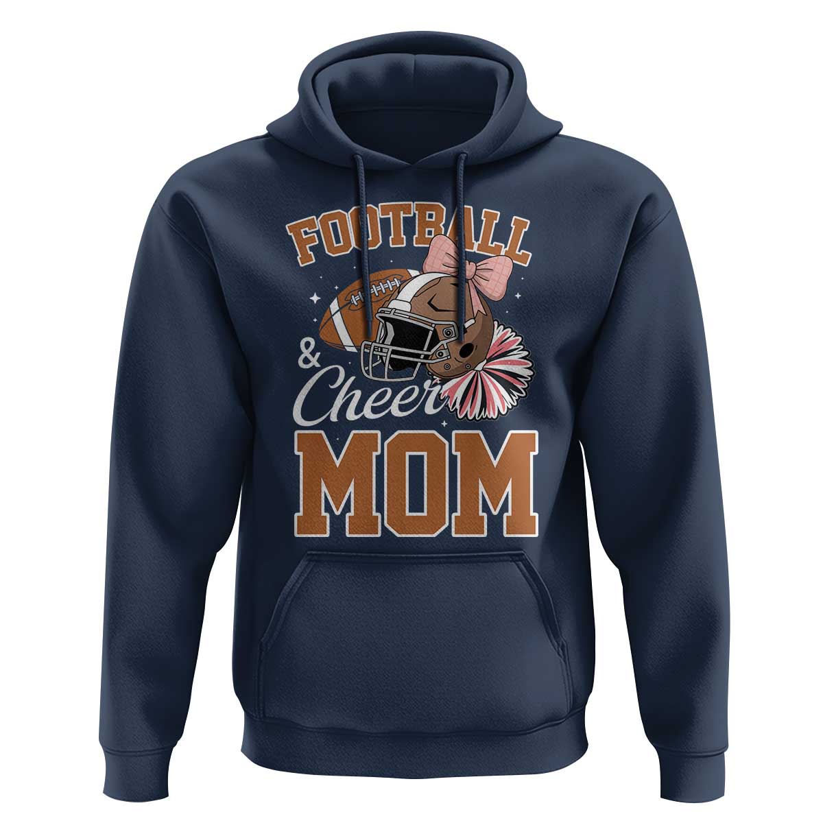 Funny Football And Cheer Mom Quote Hoodie Sports Season Gift - Wonder Print Shop