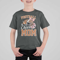 Funny Football And Cheer Mom Quote T Shirt For Kid Sports Season Gift - Wonder Print Shop