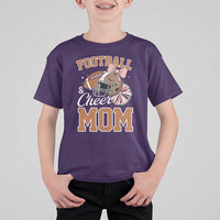 Funny Football And Cheer Mom Quote T Shirt For Kid Sports Season Gift - Wonder Print Shop