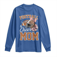 Funny Football And Cheer Mom Quote Long Sleeve Shirt Sports Season Gift - Wonder Print Shop