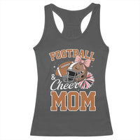 Funny Football And Cheer Mom Quote Racerback Tank Top Sports Season Gift - Wonder Print Shop