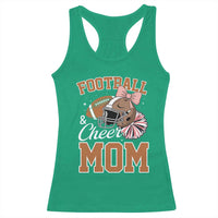 Funny Football And Cheer Mom Quote Racerback Tank Top Sports Season Gift - Wonder Print Shop