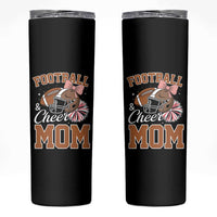 Funny Football And Cheer Mom Quote Skinny Tumbler Sports Season Gift - Wonder Print Shop