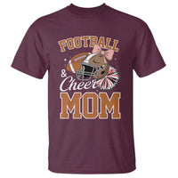 Funny Football And Cheer Mom Quote T Shirt Sports Season Gift - Wonder Print Shop