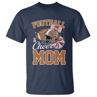 Funny Football And Cheer Mom Quote T Shirt Sports Season Gift - Wonder Print Shop
