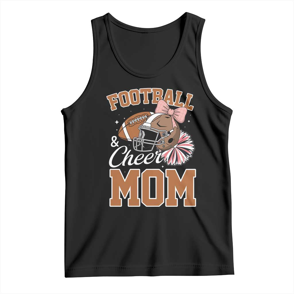 Funny Football And Cheer Mom Quote Tank Top Sports Season Gift - Wonder Print Shop