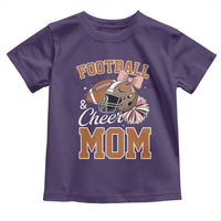 Funny Football And Cheer Mom Quote Toddler T Shirt Sports Season Gift - Wonder Print Shop