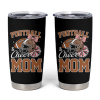 Funny Football And Cheer Mom Quote Tumbler Cup Sports Season Gift - Wonder Print Shop