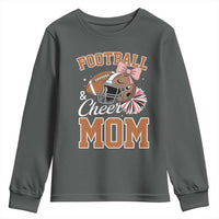 Funny Football And Cheer Mom Quote Youth Sweatshirt Sports Season Gift - Wonder Print Shop