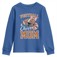 Funny Football And Cheer Mom Quote Youth Sweatshirt Sports Season Gift - Wonder Print Shop