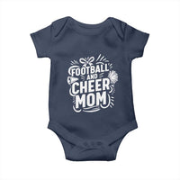 Football And Cheer Mom Quote Baby Onesie Team Supporter Gift Idea - Wonder Print Shop