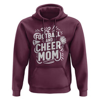 Football And Cheer Mom Quote Hoodie Team Supporter Gift Idea - Wonder Print Shop