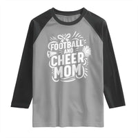 Football And Cheer Mom Quote Raglan Shirt Team Supporter Gift Idea - Wonder Print Shop