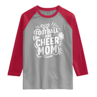 Football And Cheer Mom Quote Raglan Shirt Team Supporter Gift Idea - Wonder Print Shop