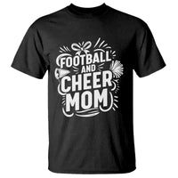 Football And Cheer Mom Quote T Shirt Team Supporter Gift Idea - Wonder Print Shop