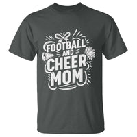 Football And Cheer Mom Quote T Shirt Team Supporter Gift Idea - Wonder Print Shop