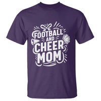 Football And Cheer Mom Quote T Shirt Team Supporter Gift Idea - Wonder Print Shop