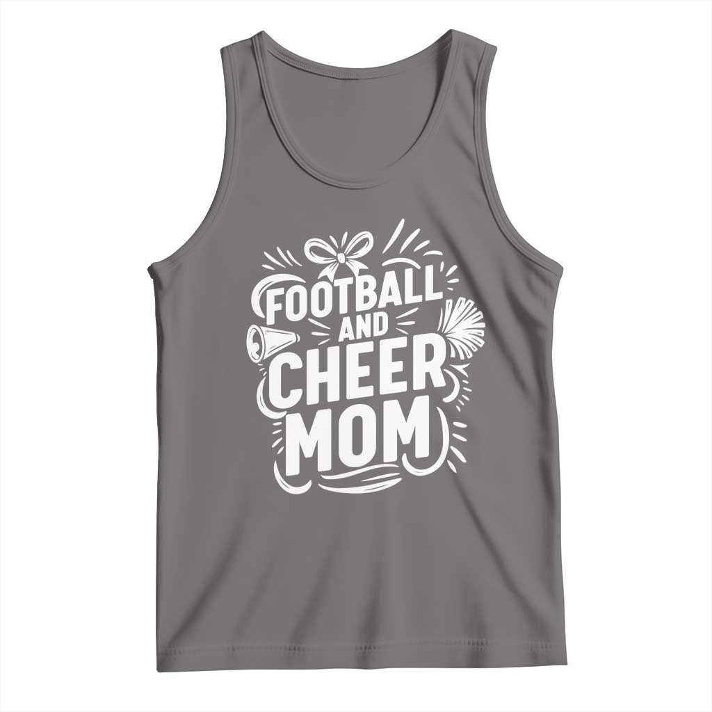 Football And Cheer Mom Quote Tank Top Team Supporter Gift Idea - Wonder Print Shop