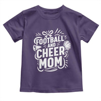 Football And Cheer Mom Quote Toddler T Shirt Team Supporter Gift Idea - Wonder Print Shop