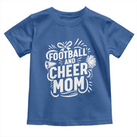 Football And Cheer Mom Quote Toddler T Shirt Team Supporter Gift Idea - Wonder Print Shop