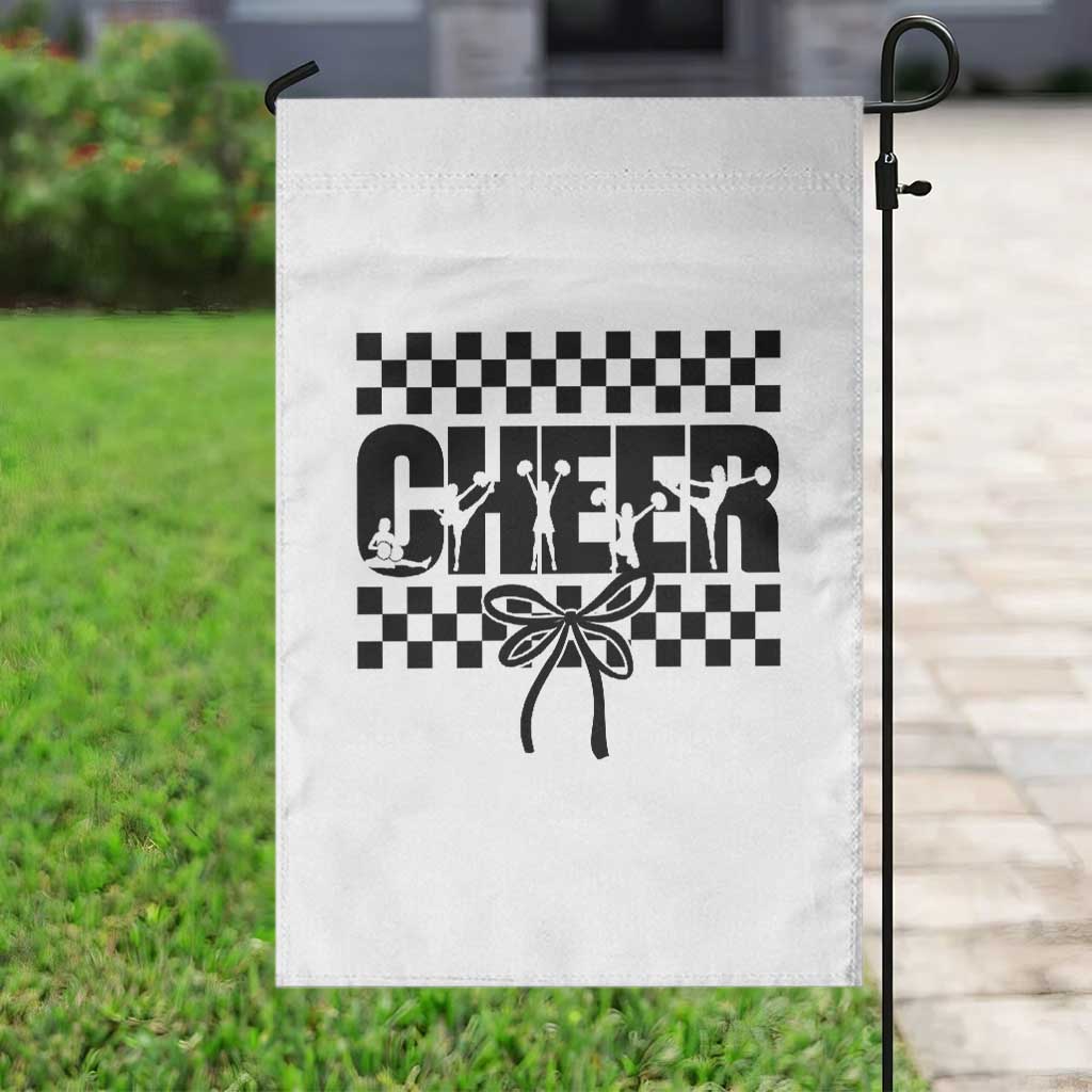 Proud Cheerleading Garden Flag Gift For Sports Season Supporters - Wonder Print Shop