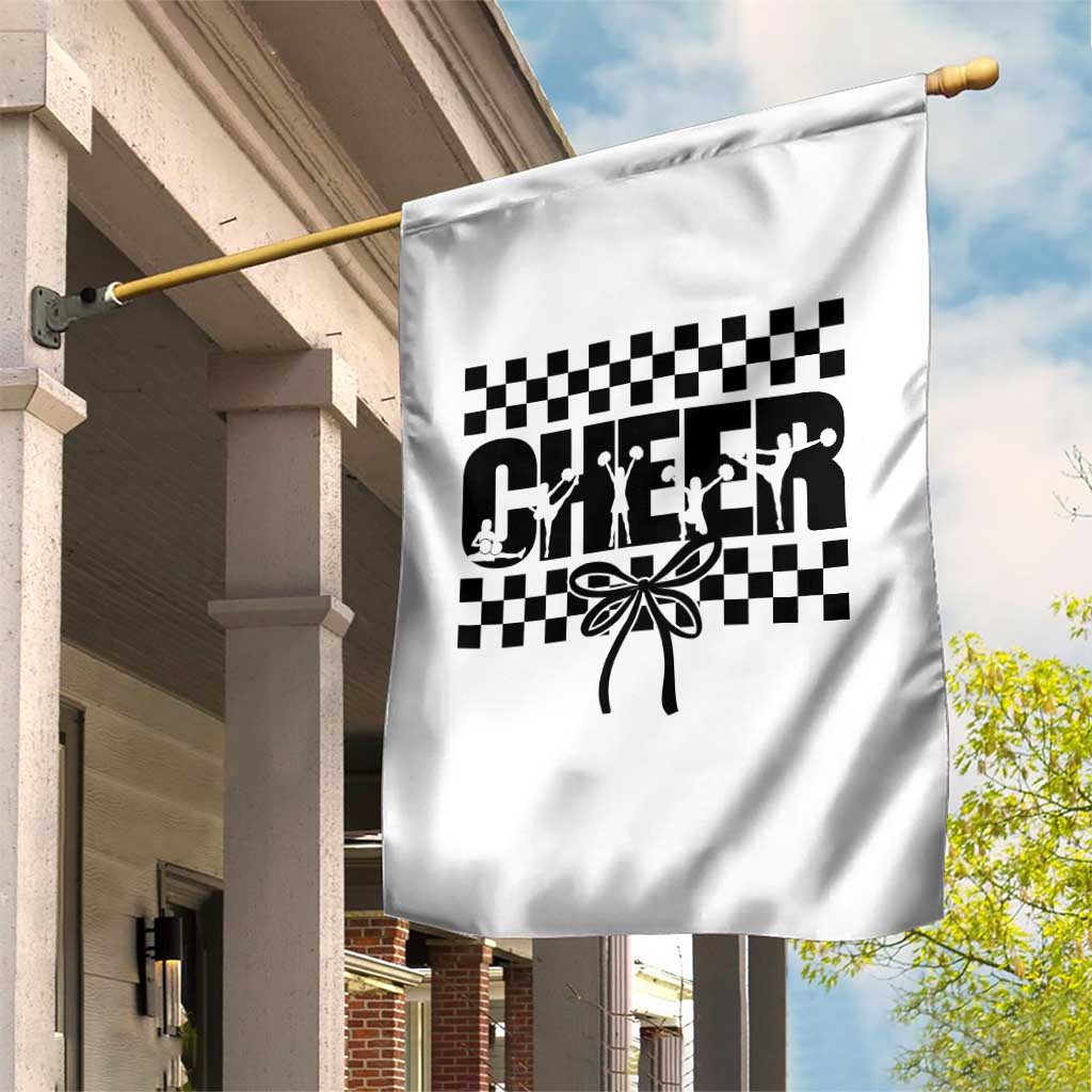 Proud Cheerleading Garden Flag Gift For Sports Season Supporters - Wonder Print Shop